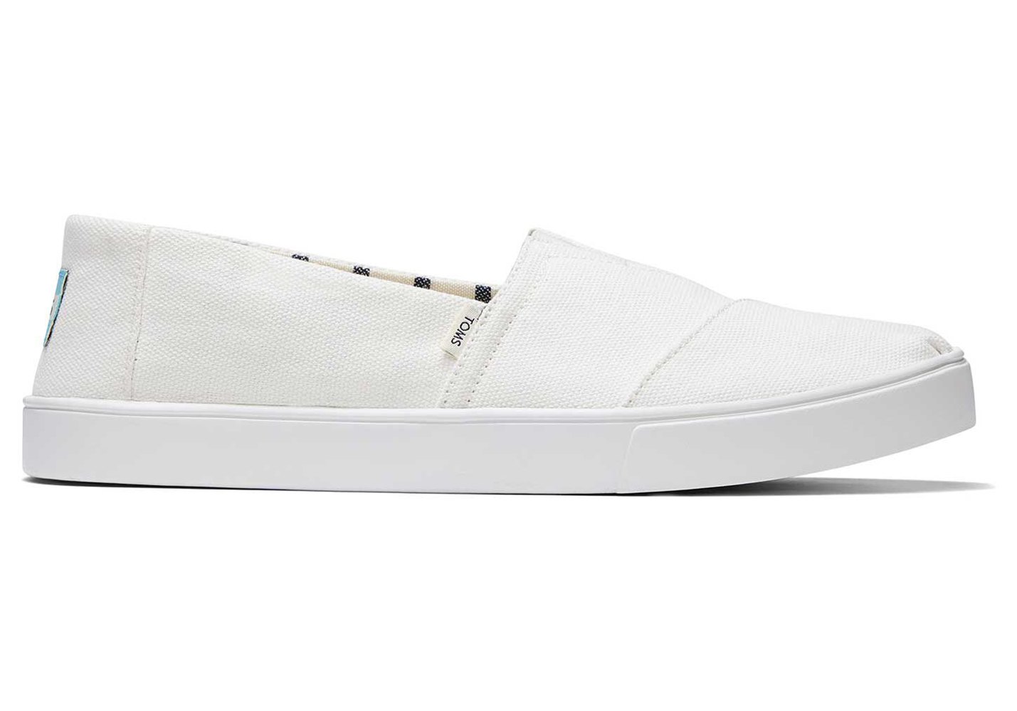 Toms Alpargata Canvas Espadrille White - Mens - 56279-QHXS